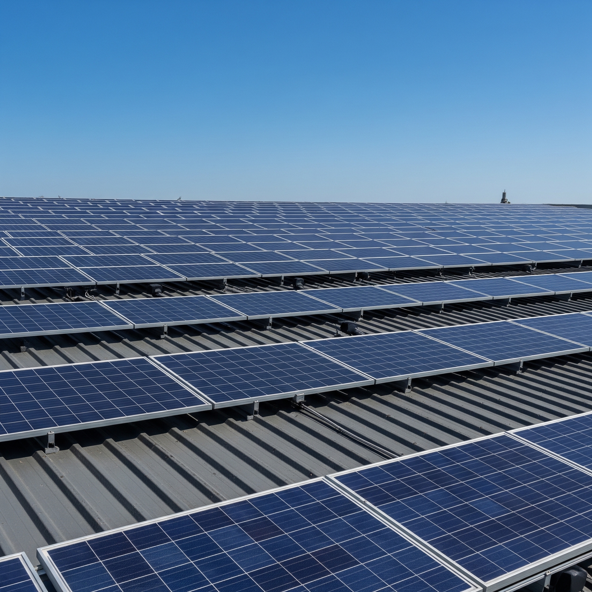 Campo solar 99 kw con paneles Sungrow de alta eficiencia, abril de 2025